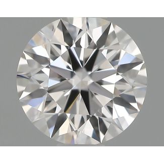 0.5 Carat Round E VS2 EX GIA Natural Diamond