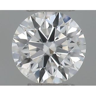 0.22 Carat Round F VVS2 EX GIA Natural Diamond