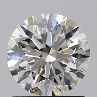 0.95 Carat Round I VS2 EX GIA Natural Diamond