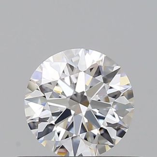 0.51 Carat Round D VVS1 EX GIA Natural Diamond