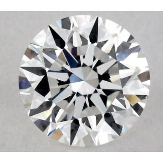 0.75 Carat Round F VVS2 EX GIA Natural Diamond