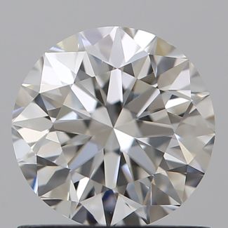 1.0 Carat Round F VVS2 EX IGI Natural Diamond