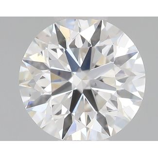 0.45 Carat Round E SI1 EX GIA Natural Diamond