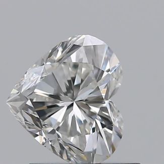 0.80 Carat Heart H VVS1 - EX VG GIA Natural Diamond