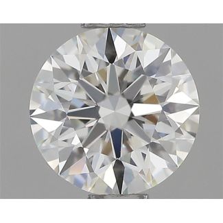 0.70 Carat Round H VVS1 EX GIA Natural Diamond