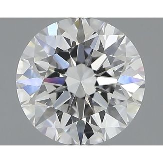 0.5 Carat Round D VVS2 EX GIA Natural Diamond