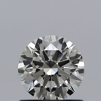 0.63 Carat Round J VVS1 EX GIA Natural Diamond