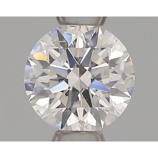 0.36 Carat Round E SI1 EX GIA Natural Diamond