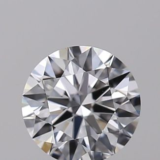 0.46 Carat Round D VVS1 EX GIA Natural Diamond