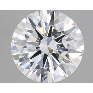 2.06 Carat Round F VVS1 EX GIA Natural Diamond