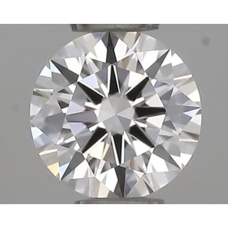 0.3 Carat Round H VVS1 EX IGI Natural Diamond