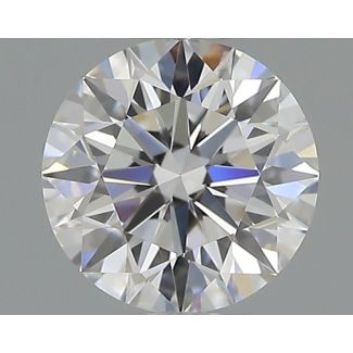 0.37 Carat Round D VVS1 EX GIA Natural Diamond