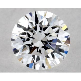 0.31 Carat Round D VVS2 EX GIA Natural Diamond