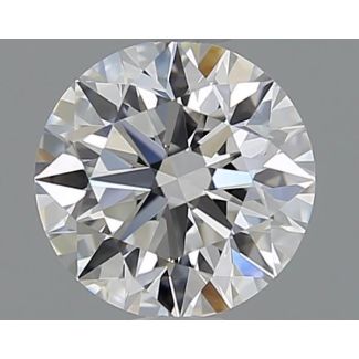 0.62 Carat Round E VVS1 EX GIA Natural Diamond