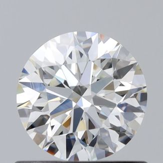 0.6 Carat Round H VVS2 EX VG GIA Natural Diamond