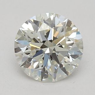 0.41 Carat Round J VVS1 EX GIA Natural Diamond