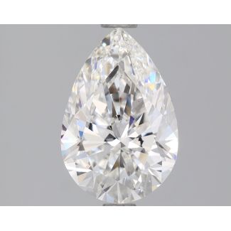 1.5 Carat Pear F SI1 - EX GIA Natural Diamond