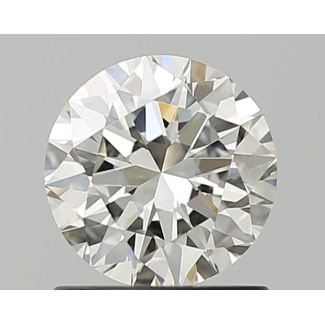 1.0 Carat Round H VVS1 EX IGI Natural Diamond