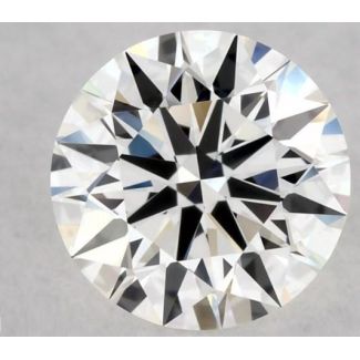 0.45 Carat Round H VVS1 EX GIA Natural Diamond