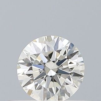 0.3 Carat Round I VVS2 EX GIA Natural Diamond