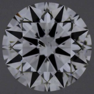 0.50 Carat Round E SI2 EX GIA Natural Diamond