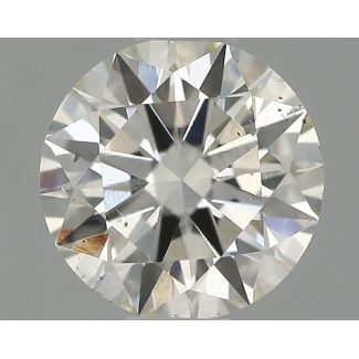 0.5 Carat Round G SI1 EX IGI Natural Diamond