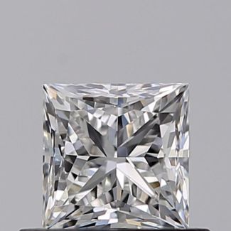 0.50 Carat Princess F VVS1 - EX VG GIA Natural Diamond