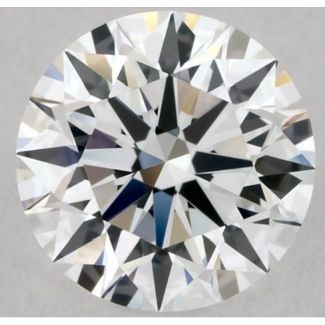 0.47 Carat Round E VVS1 EX GIA Natural Diamond