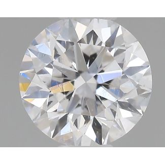 0.4 Carat Round D SI1 VG EX GIA Natural Diamond