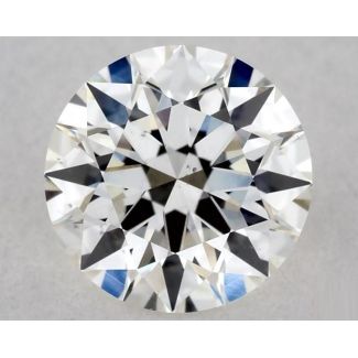 0.65 Carat Round H VS2 EX GIA Natural Diamond