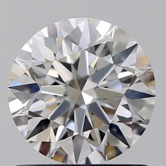 0.90 Carat Round F VVS1 EX GIA Natural Diamond