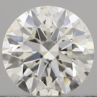 0.30 Carat Round H VS2 EX IGI Natural Diamond