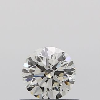 0.40 Carat Round J SI2 EX GIA Natural Diamond