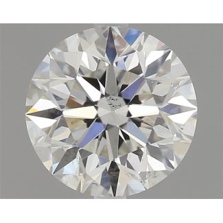 1.00 Carat Round G SI1 EX GIA Natural Diamond