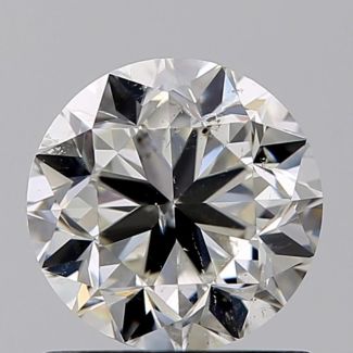 1.00 Carat Round I SI2 G EX GIA Natural Diamond