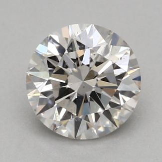 0.32 Carat Round G SI1 EX GIA Natural Diamond