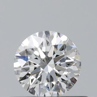 0.35 Carat Round G VVS2 EX VG GIA Natural Diamond