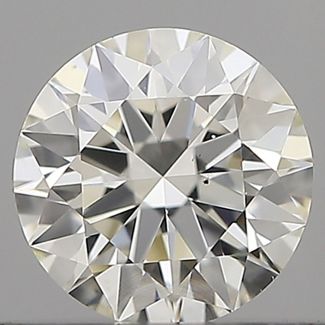 0.5 Carat Round H VS2 EX IGI Natural Diamond