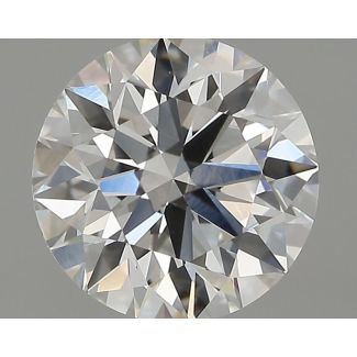 1.12 Carat Round H VVS1 EX GIA Natural Diamond