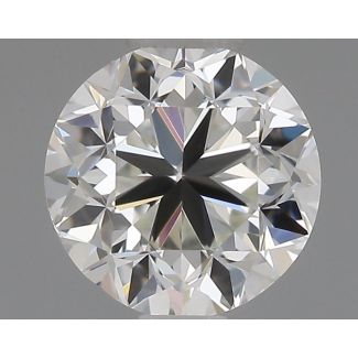 0.5 Carat Round H VVS1 GD EX VG IGI Natural Diamond