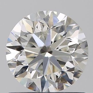 0.80 Carat Round I SI2 VG EX GIA Natural Diamond