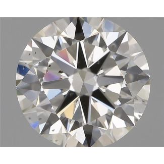 0.70 Carat Round G SI1 EX IGI Natural Diamond