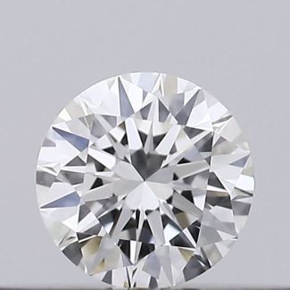 0.15 Carat Round E VVS1 EX GIA Natural Diamond