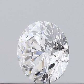 0.18 Carat Round F VS1 EX VG GIA Natural Diamond