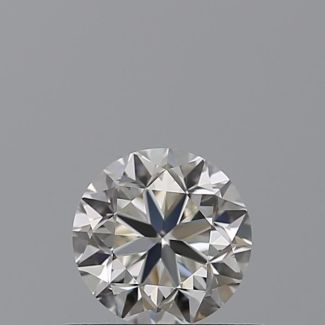 0.50 Carat Round I VVS2 G EX VG GIA Natural Diamond