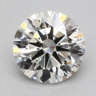 0.3 Carat Round H SI1 EX GIA Natural Diamond