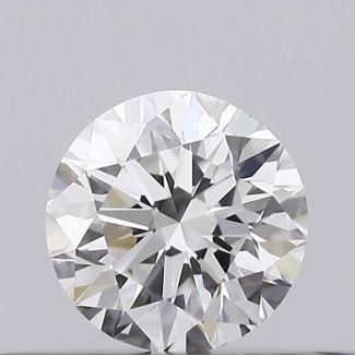 0.23 Carat Round G VVS1 EX VG GIA Natural Diamond