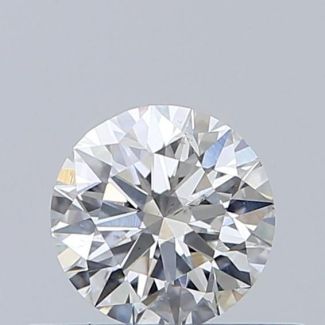 0.40 Carat Round F SI1 EX GIA Natural Diamond