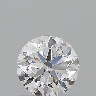 0.6 Carat Round D VS1 VG EX GIA Natural Diamond