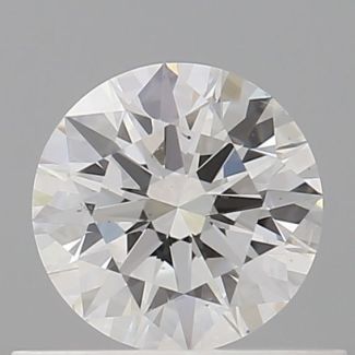 0.51 Carat Round E VS2 EX GIA Natural Diamond